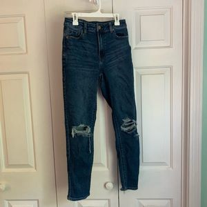 High waisted mom jeans